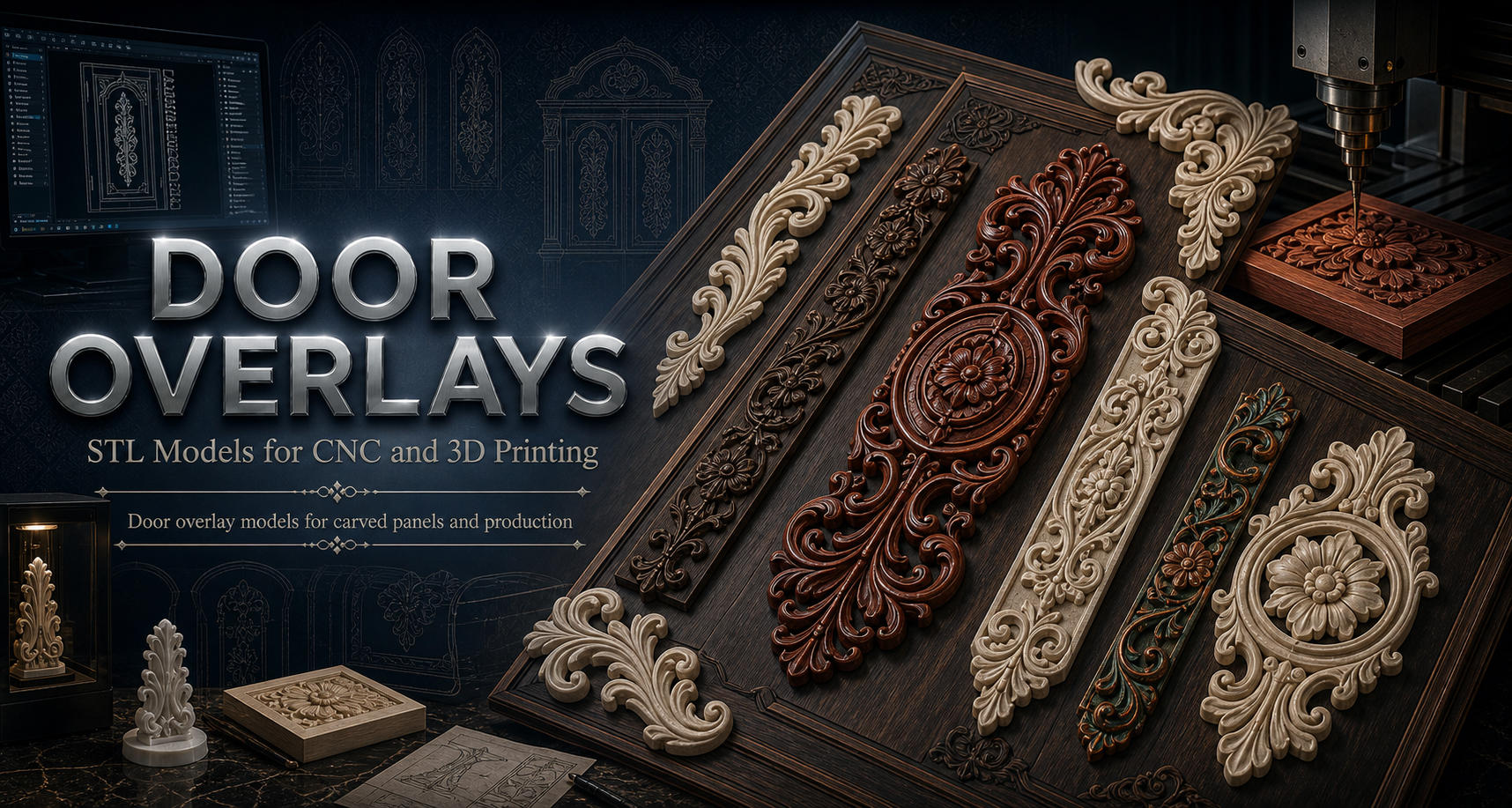 Door linings 3D модели для ЧПУ