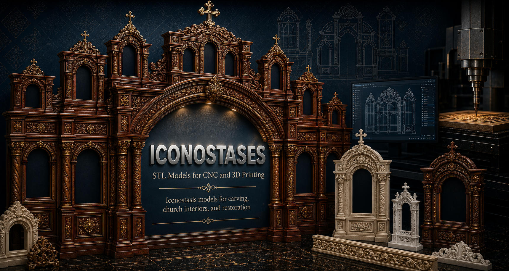Icons 3D модели для ЧПУ