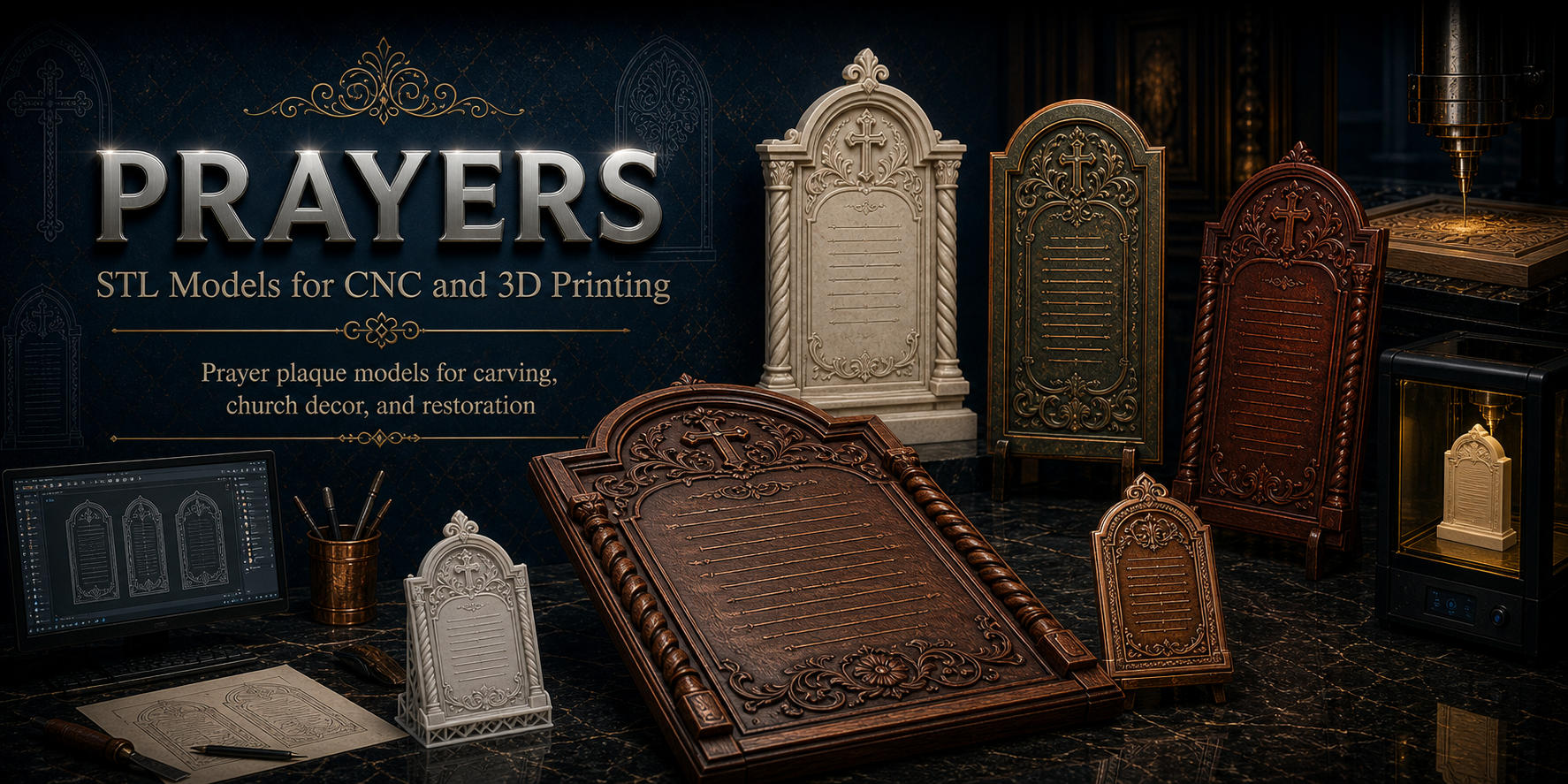 Prayers 3D модели для ЧПУ