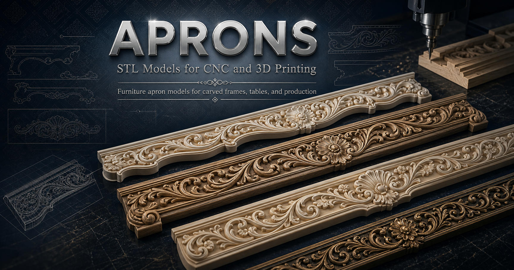 Carpenters 3D модели для ЧПУ