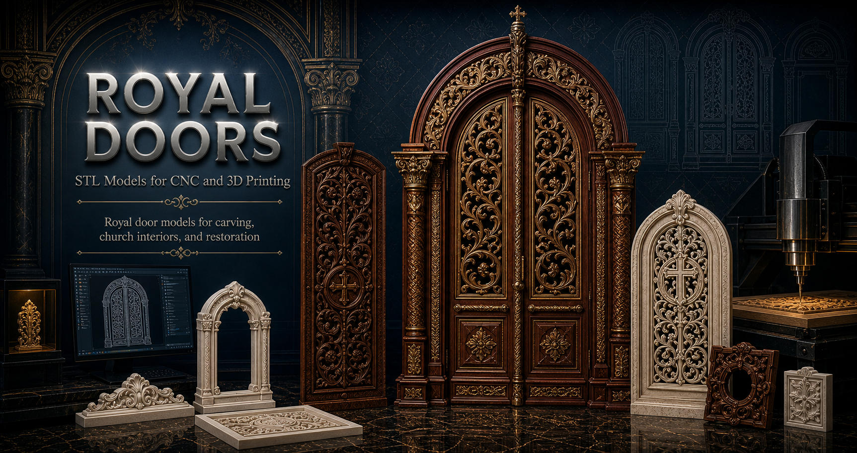 Holy Gates 3D модели для ЧПУ