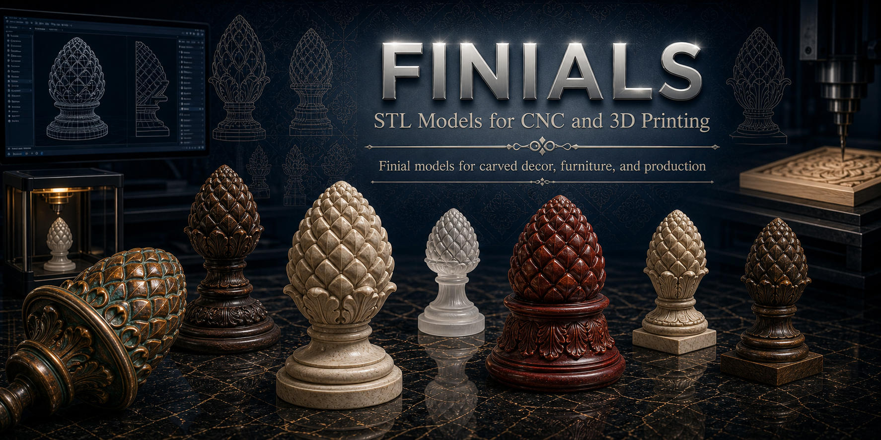 Cones 3D модели для ЧПУ